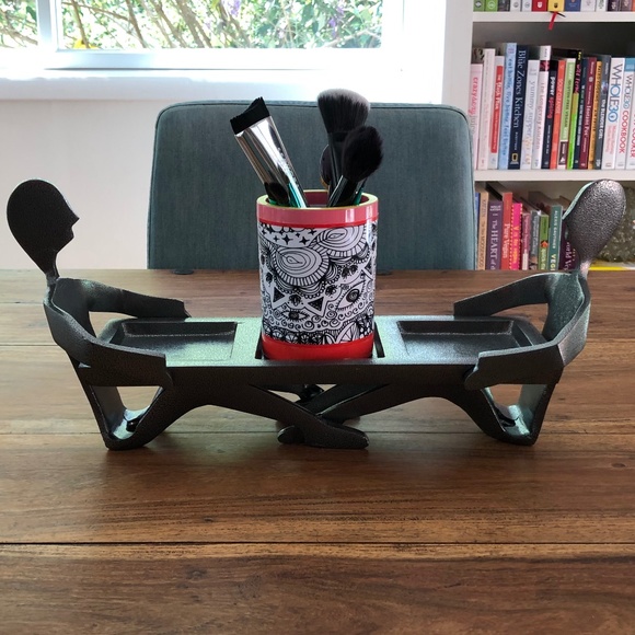 Two Men & A Caddy with Outstretched Arms - Picture 11 of 13